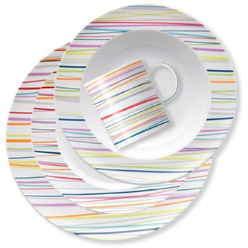 Sunny Day Stripes Place Setting